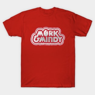 Mork & Mindy - 70s Show | Silver Finish T-Shirt